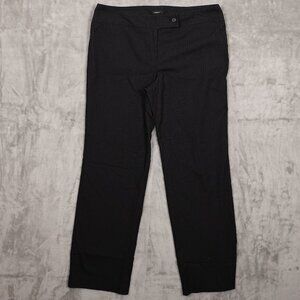 Worthington black pinstripe dress pants 14 modern fit